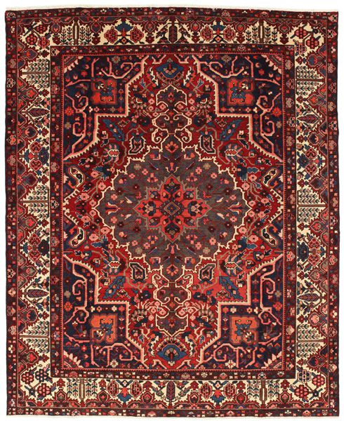 Bakhtiari Персийски връзван килим 373x307