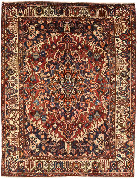Bakhtiari Персийски връзван килим 395x290