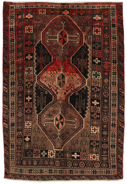 Afshar - Sirjan Персийски връзван килим 205x139