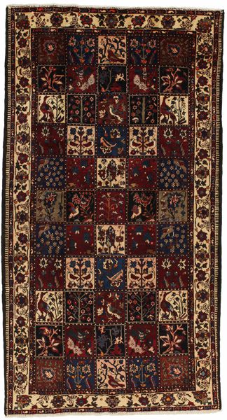Bakhtiari Персийски връзван килим 300x159
