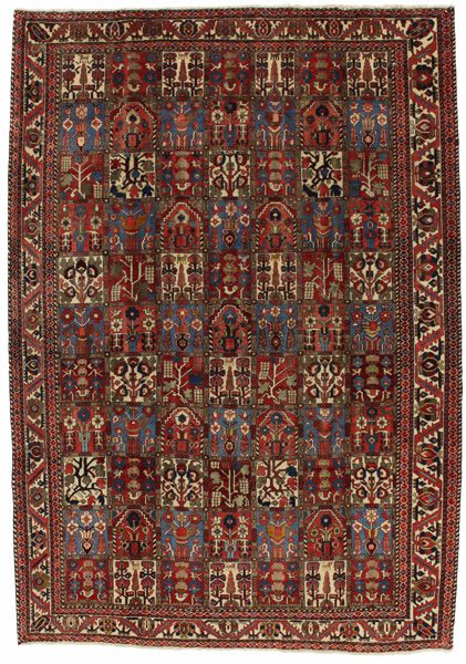 Bakhtiari Персийски връзван килим 312x214