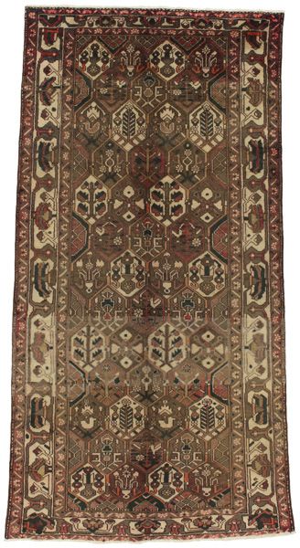 Bakhtiari Персийски връзван килим 278x144
