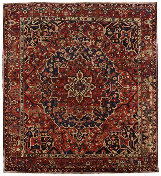 Bakhtiari Персийски връзван килим 360x325
