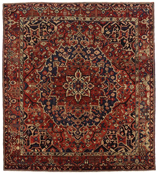 Bakhtiari Персийски връзван килим 360x325