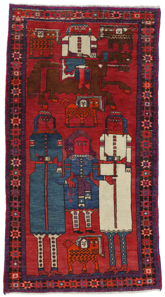 Lori - Bakhtiari Персийски връзван килим 223x138