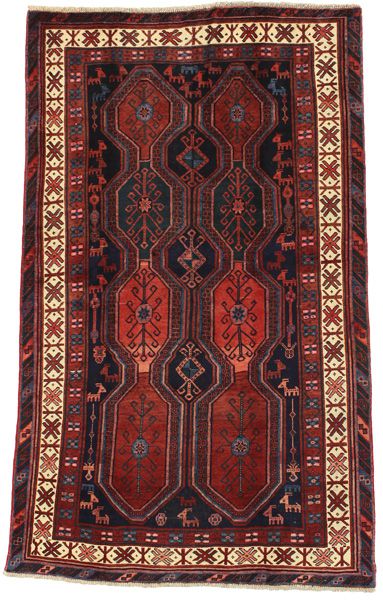 Afshar - Sirjan Персийски връзван килим 206x124