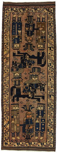 Bakhtiari - Lori Персийски връзван килим 305x110