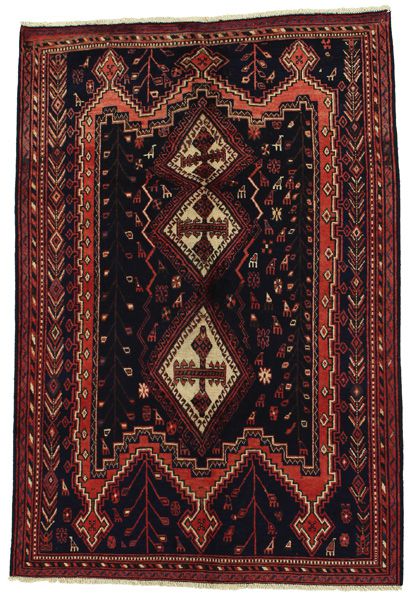 Afshar - Sirjan Персийски връзван килим 205x140