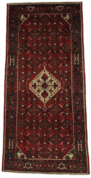 Hosseinabad - Hamadan Персийски връзван килим 330x158
