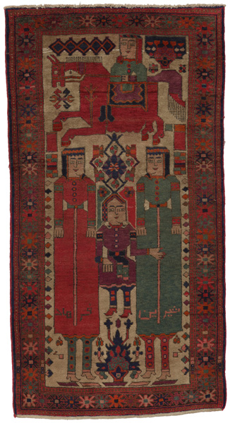 Lori - Bakhtiari Персийски връзван килим 220x115