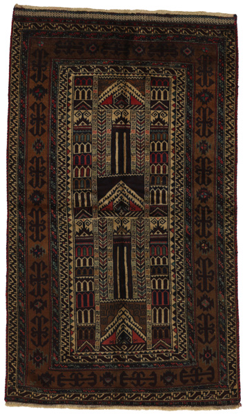 Baluch Персийски връзван килим 182x105