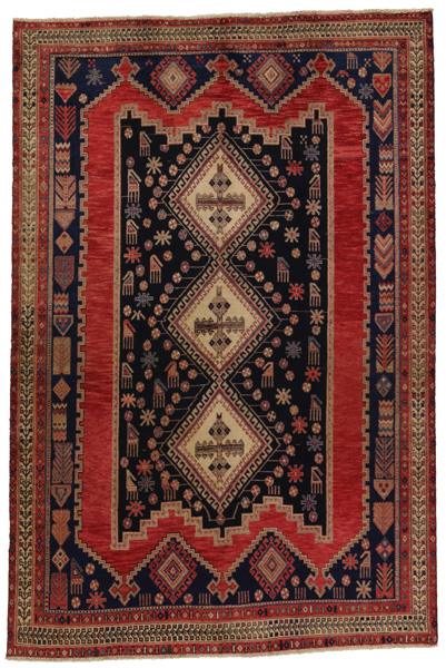 Afshar - Sirjan Персийски връзван килим 241x150
