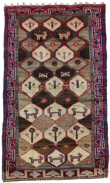 Lori - Bakhtiari Персийски връзван килим 188x116