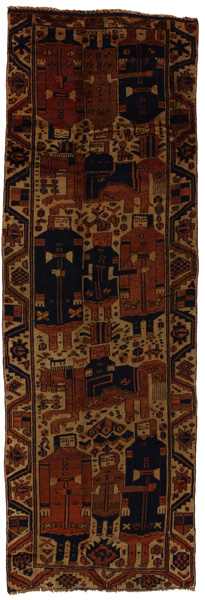 Bakhtiari - Lori Персийски връзван килим 365x118