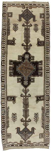 Gabbeh - Qashqai Персийски връзван килим 385x130
