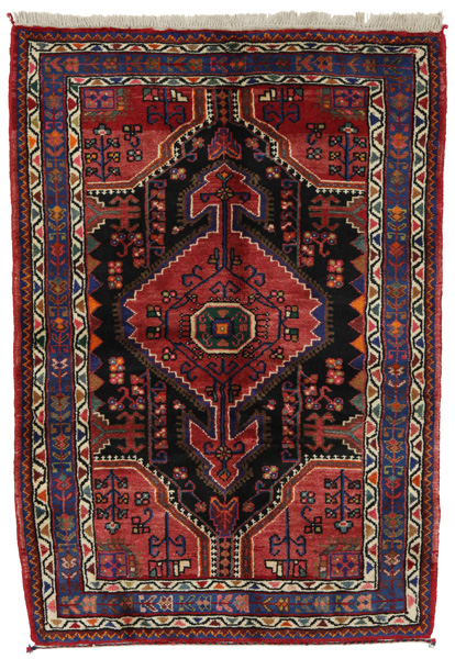 Tuyserkan - Hamadan Персийски връзван килим 140x93