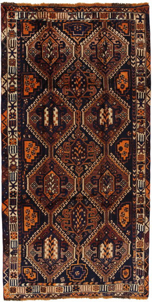 Qashqai - Shiraz Персийски връзван килим 270x131