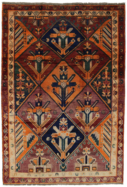 Bakhtiari Персийски връзван килим 225x155