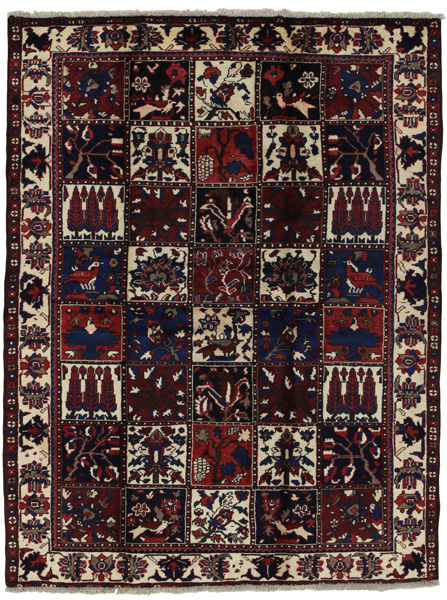 Bakhtiari Персийски връзван килим 204x155