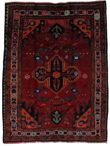 Lori - Qashqai Персийски връзван килим 208x158