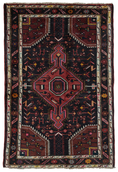 Tuyserkan - Hamadan Персийски връзван килим 142x95