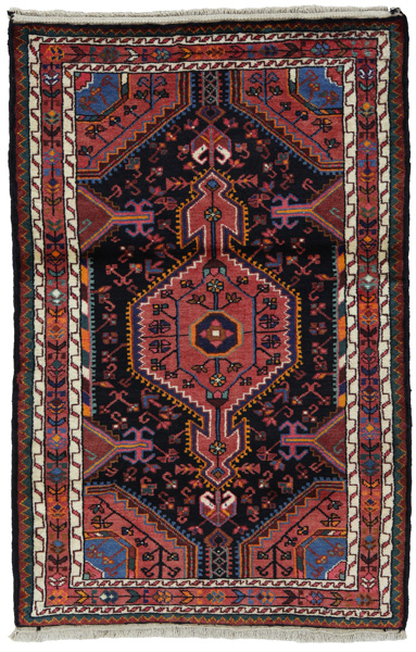 Tuyserkan - Hamadan Персийски връзван килим 135x88