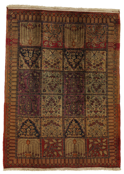 Bakhtiari Персийски връзван килим 202x153