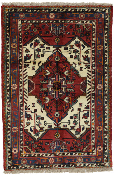 Tuyserkan - Hamadan Персийски връзван килим 135x90