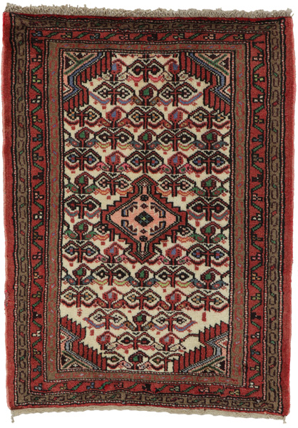 Enjelas - Hamadan Персийски връзван килим 90x67