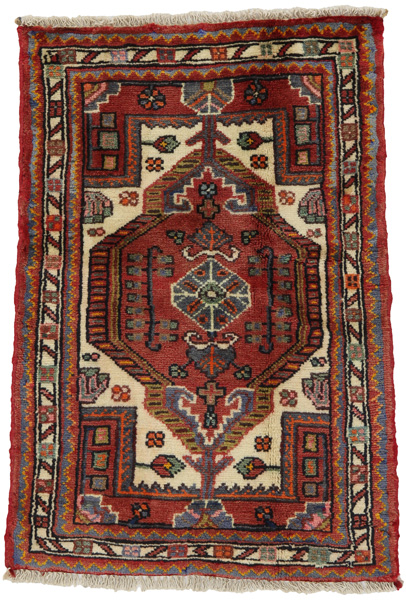 Nahavand - Hamadan Персийски връзван килим 90x63