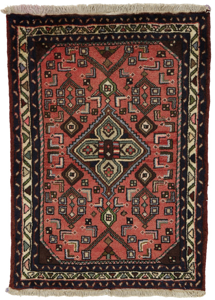 Hosseinabad - Hamadan Персийски връзван килим 84x61