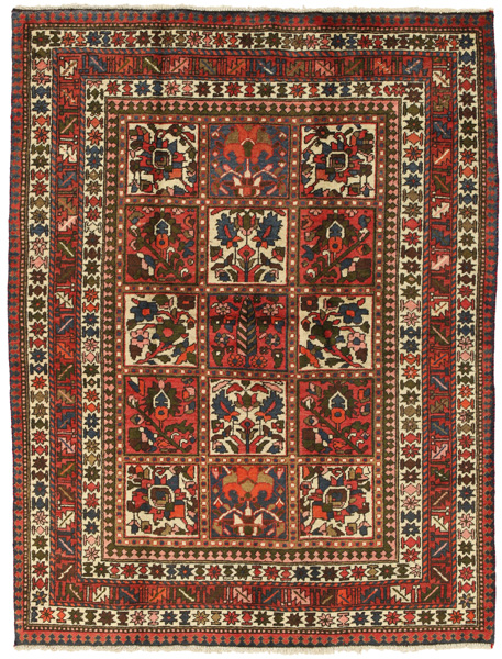 Bakhtiari - Garden Персийски връзван килим 201x152