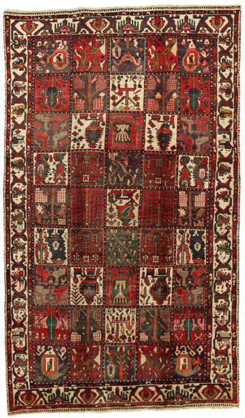 Bakhtiari Персийски връзван килим 273x165