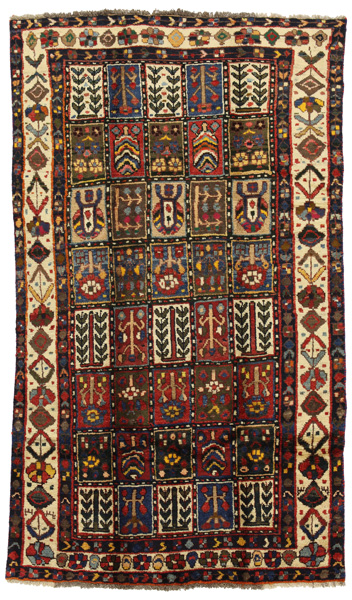 Bakhtiari Персийски връзван килим 256x150