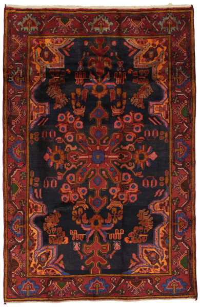 Jozan - Sarouk Персийски връзван килим 203x133