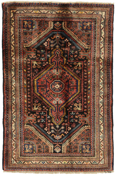 Tuyserkan - Hamadan Персийски връзван килим 133x88