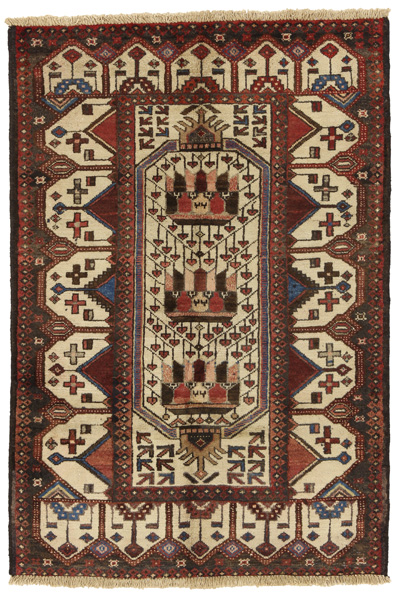 Afshar - Sirjan Персийски връзван килим 145x100