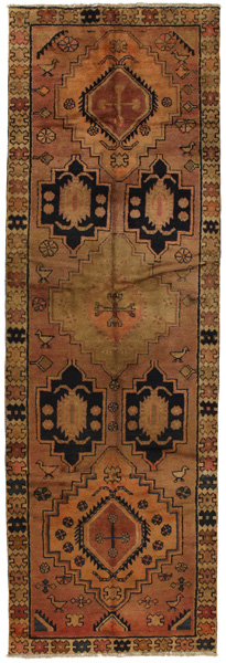 Bakhtiari Персийски връзван килим 365x118