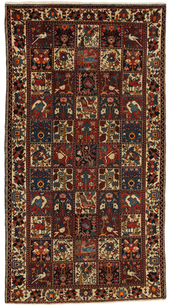 Bakhtiari Персийски връзван килим 308x168