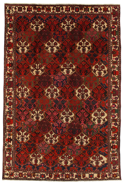 Bakhtiari Персийски връзван килим 291x195