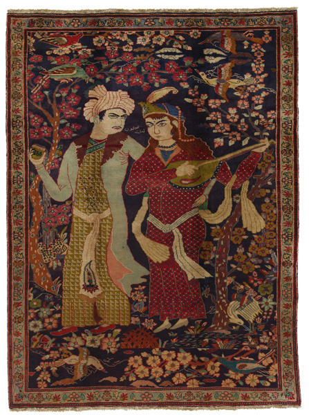 Jozan - Sarouk Персийски връзван килим 300x220
