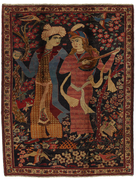 Jozan - Sarouk Персийски връзван килим 295x225