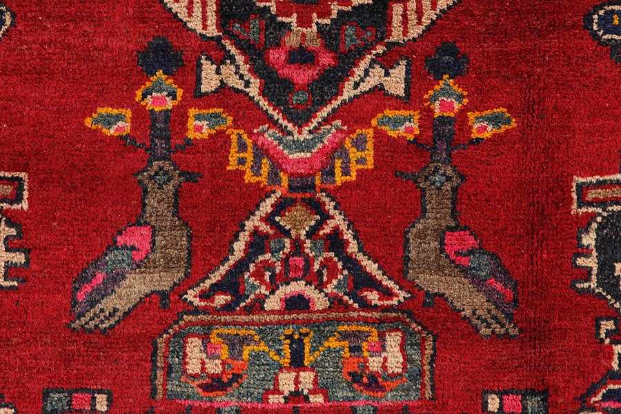 Bijar - Kurdi Персийски връзван килим 277x145 - Снимка 6