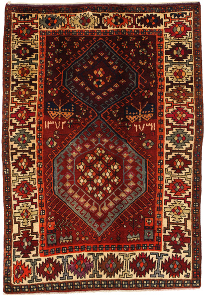 Lori - Qashqai Персийски връзван килим 190x131