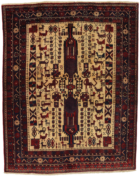Afshar - Sirjan Персийски връзван килим 192x155