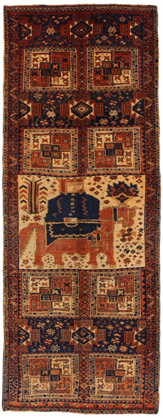 Bakhtiari - Lori Персийски връзван килим 333x130