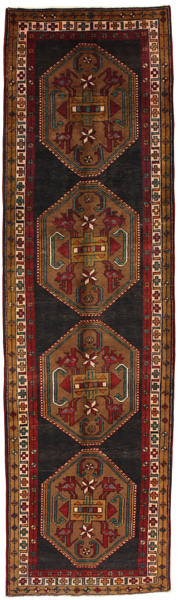 Afshar - Sirjan Персийски връзван килим 374x106