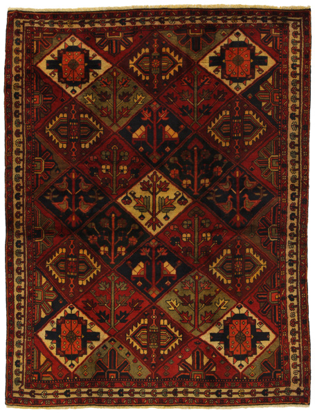 Bakhtiari Персийски връзван килим 206x160