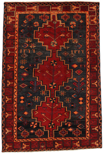 Tuyserkan - Hamadan Персийски връзван килим 228x151
