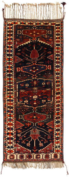 Lori - Qashqai Персийски връзван килим 407x165